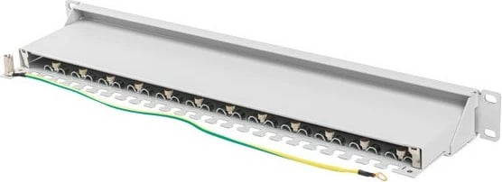 Patch panel Lanberg PPS7-1024-S, 1U, Cat7, F/UTP, Gri