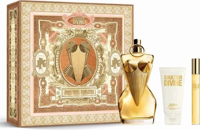 Set Eau de Parfum për femra Jean Paul Gaultier Divine 100ml 3 copë