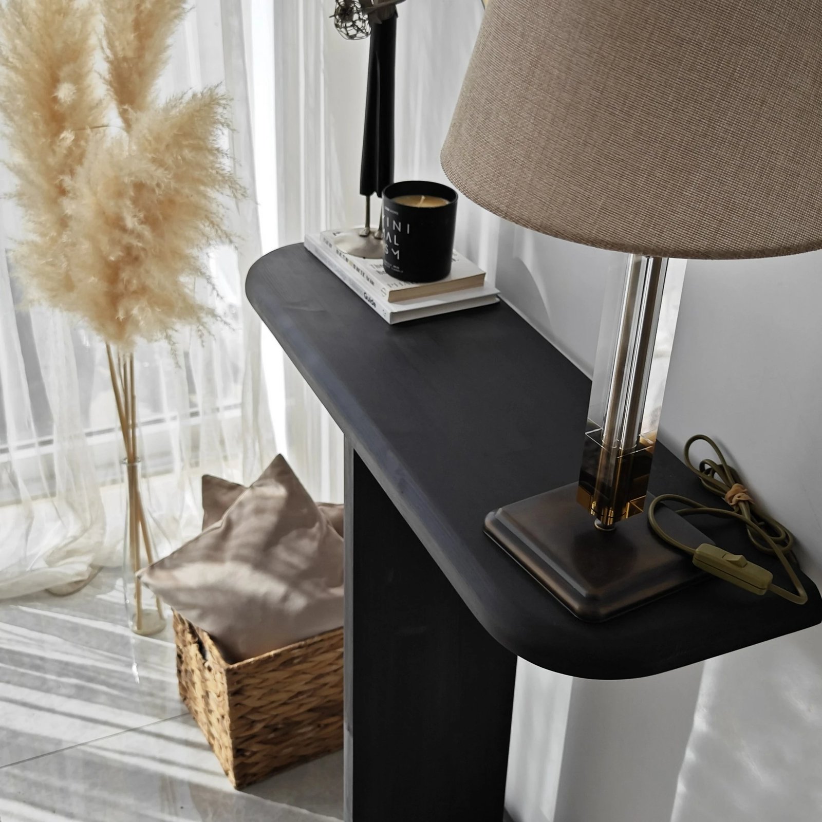 Komodë Skye Decor, praktikë, ngjyrë antracit