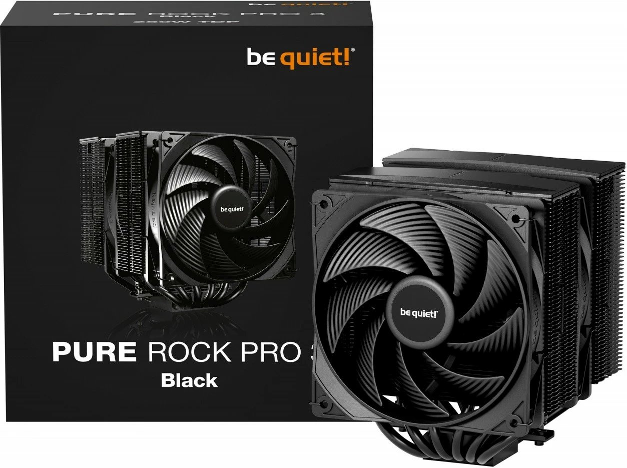 Kasë ftohëse CPU Be quiet! Pure Rock 3 PRO BK042, 2 ventilatorë 12 cm, e zezë