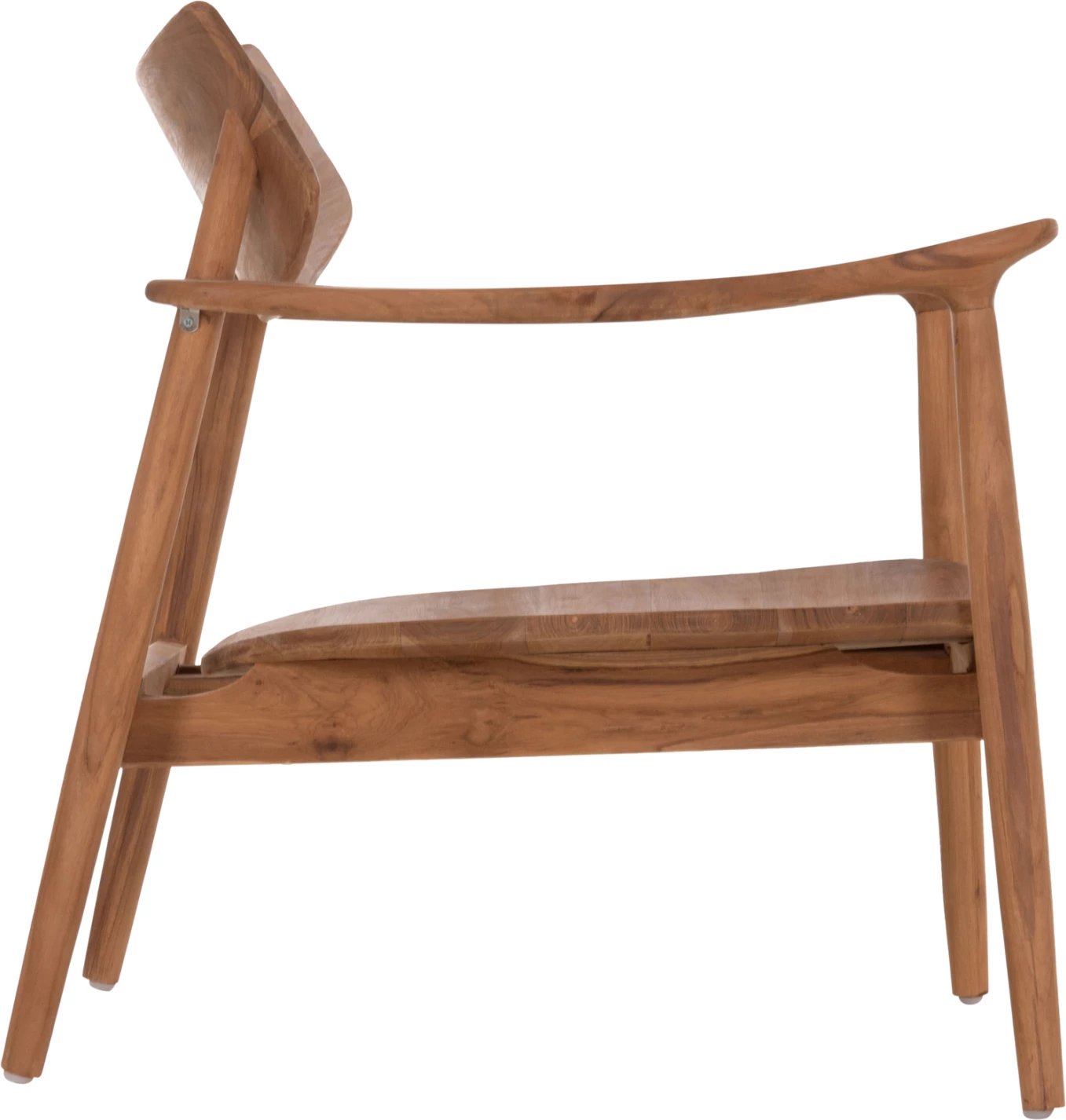 Karrige lounge Ranger, dru tik natyral, FH18255.01, 70x73x73cm