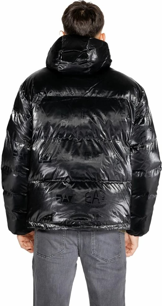 Jakne për meshkuj EA7 Emporio Armani, e zezë