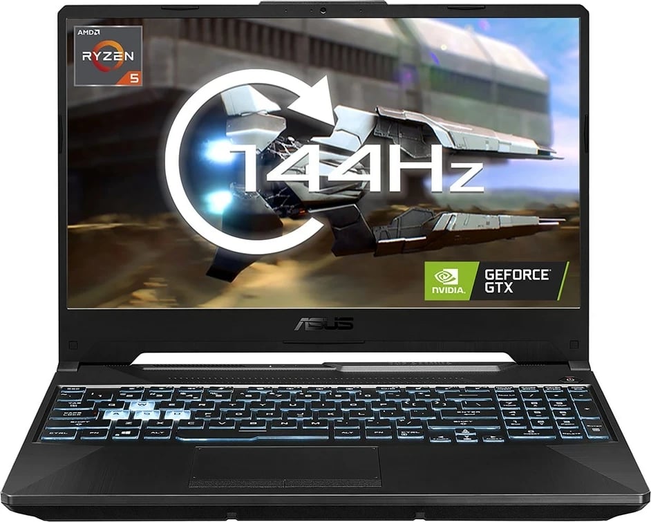 Laptop gaming ASUS TUF Gaming A15 FA506NC-HN002W, 15.6", AMD Ryzen 5 7535HS, 8 GB RAM DDR5, 512 GB SSD, NVIDIA GeForce RTX 3050, e zezë