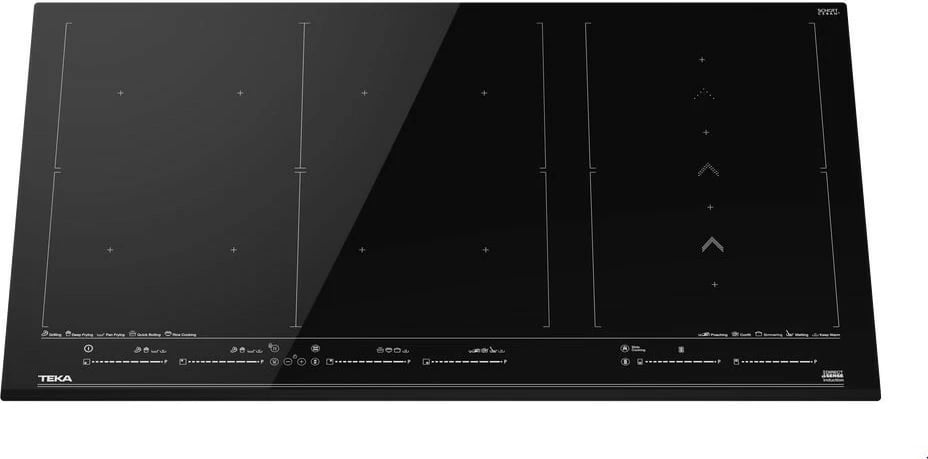 Pllakë induksioni TEKA IZF 99700 MST, 90 cm, 10 zona, Touch Control, E zezë