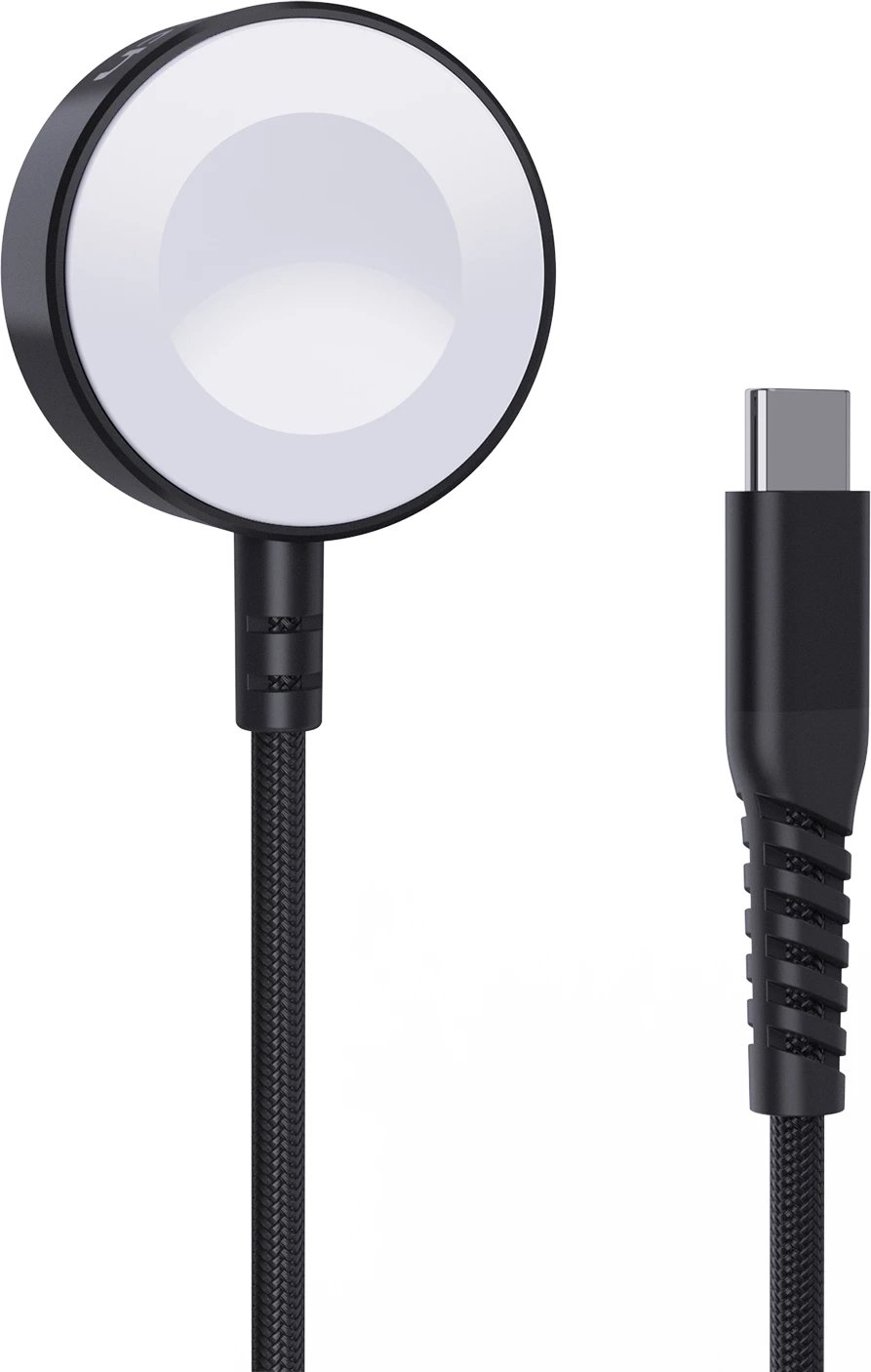 Karikues wireless Choetech T319 për Apple Watch, 5W, USB-C, i zi