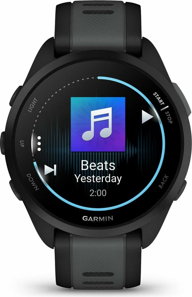 Smartwatch Garmin Forerunner 165 Music, e zezë