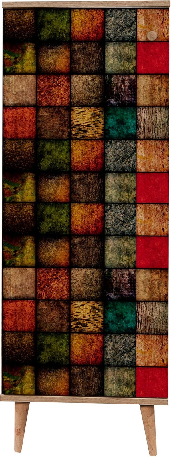 Dollap këpucësh Skye Decor, Filinta - 723, ngjyrë lisi sonoma