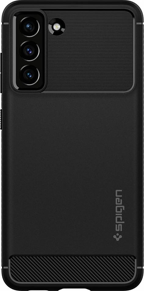 Mbështjellës Spigen Rugged Armor për Samsung Galaxy S21 FE, Matte Black