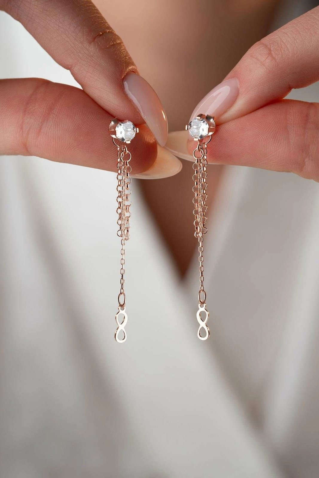 Vathë argjendi të hollë, ngjyrë ari rozë, Jumeon, NRZ1000277