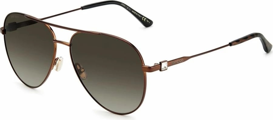 Syze dielli Jimmy Choo, ngjyrë kafe