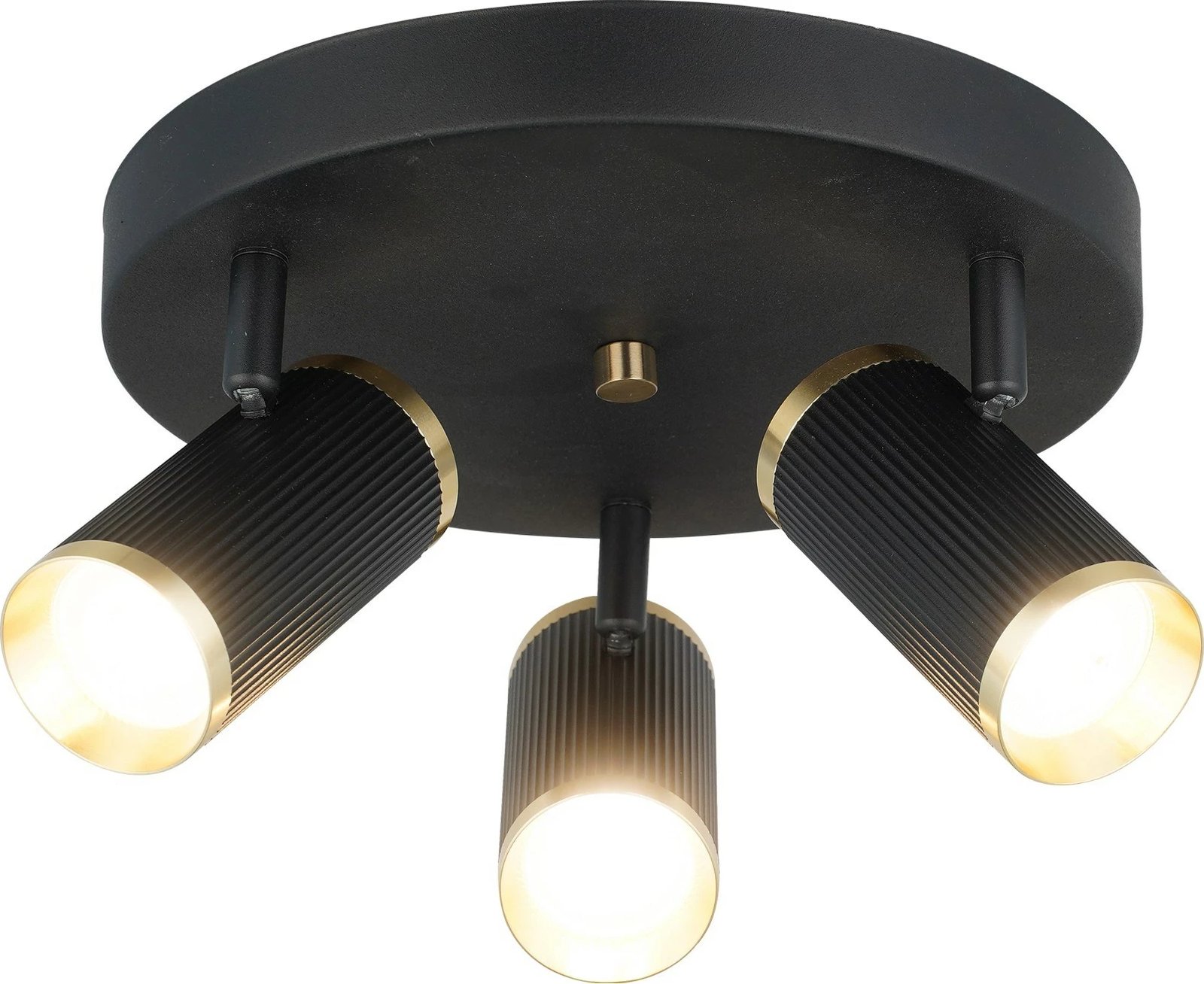 Llambë tavani Opviq, Lume - 70-23, trup metalik, ngjyrë e zezë dhe llak antik