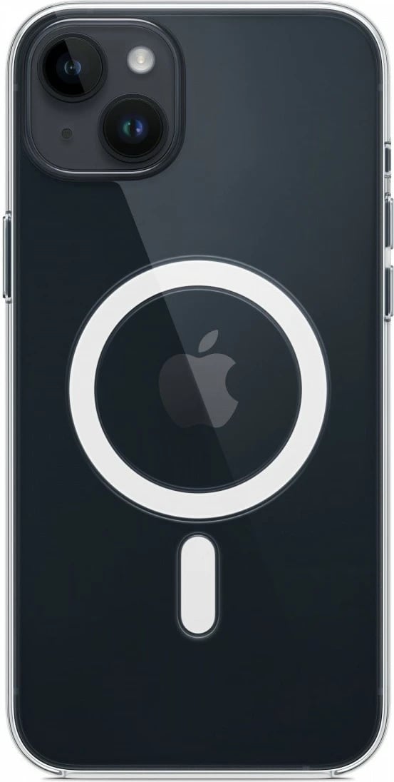 Mbështjellës Apple MagSafe për iPhone 14 Plus, Transparent