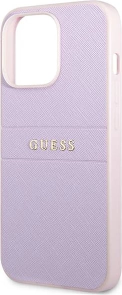 Mbështjellës Guess Saffiano Stripe për iPhone 13 Pro Max, Vjollcë Mbështjellës Guess Saffiano Stripe për iPhone 13 Pro Max, Vjollcë