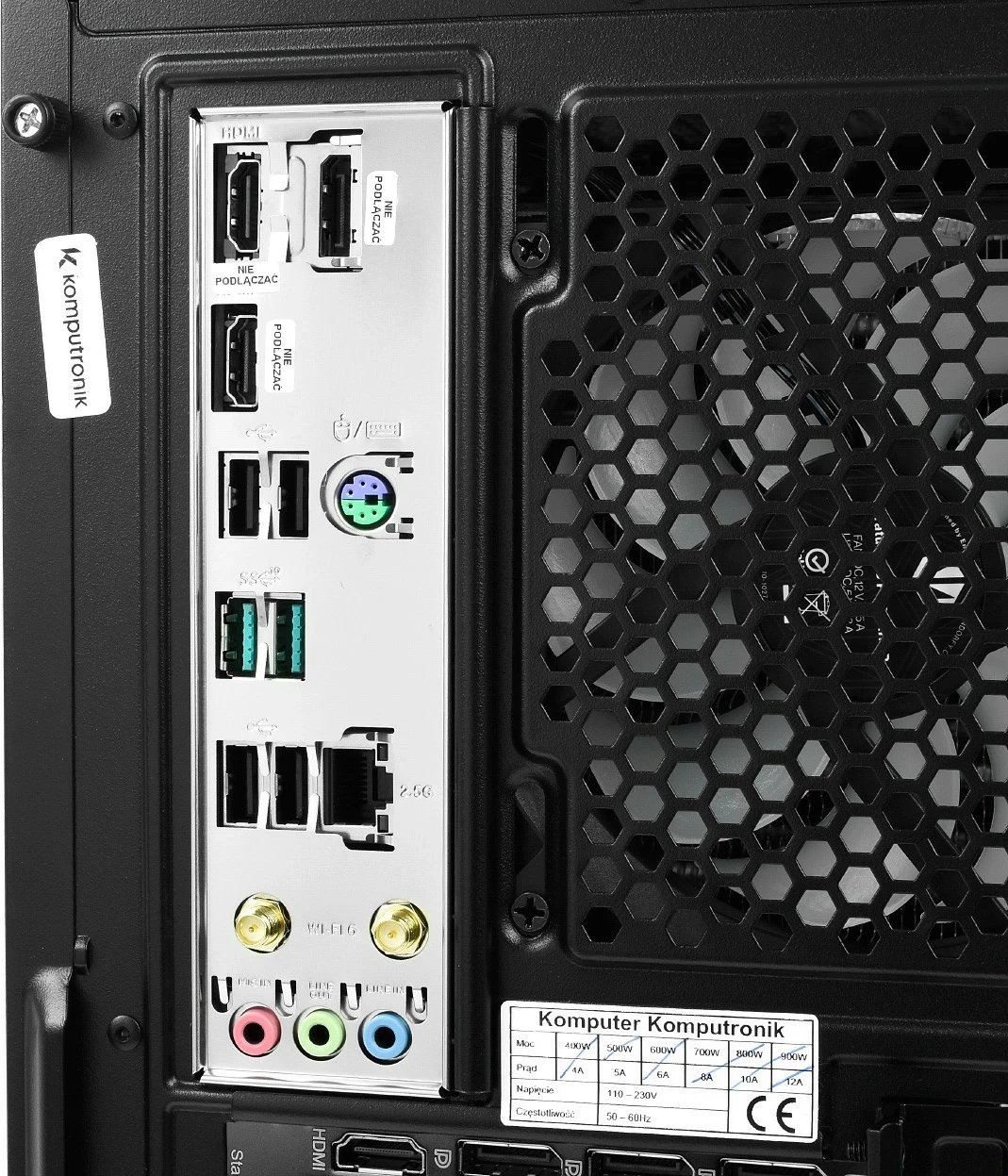 Kompjuter Komputronik Infinity X714 i7, RTX 4060 Ti, 32GB, 2TB+4TB, zi