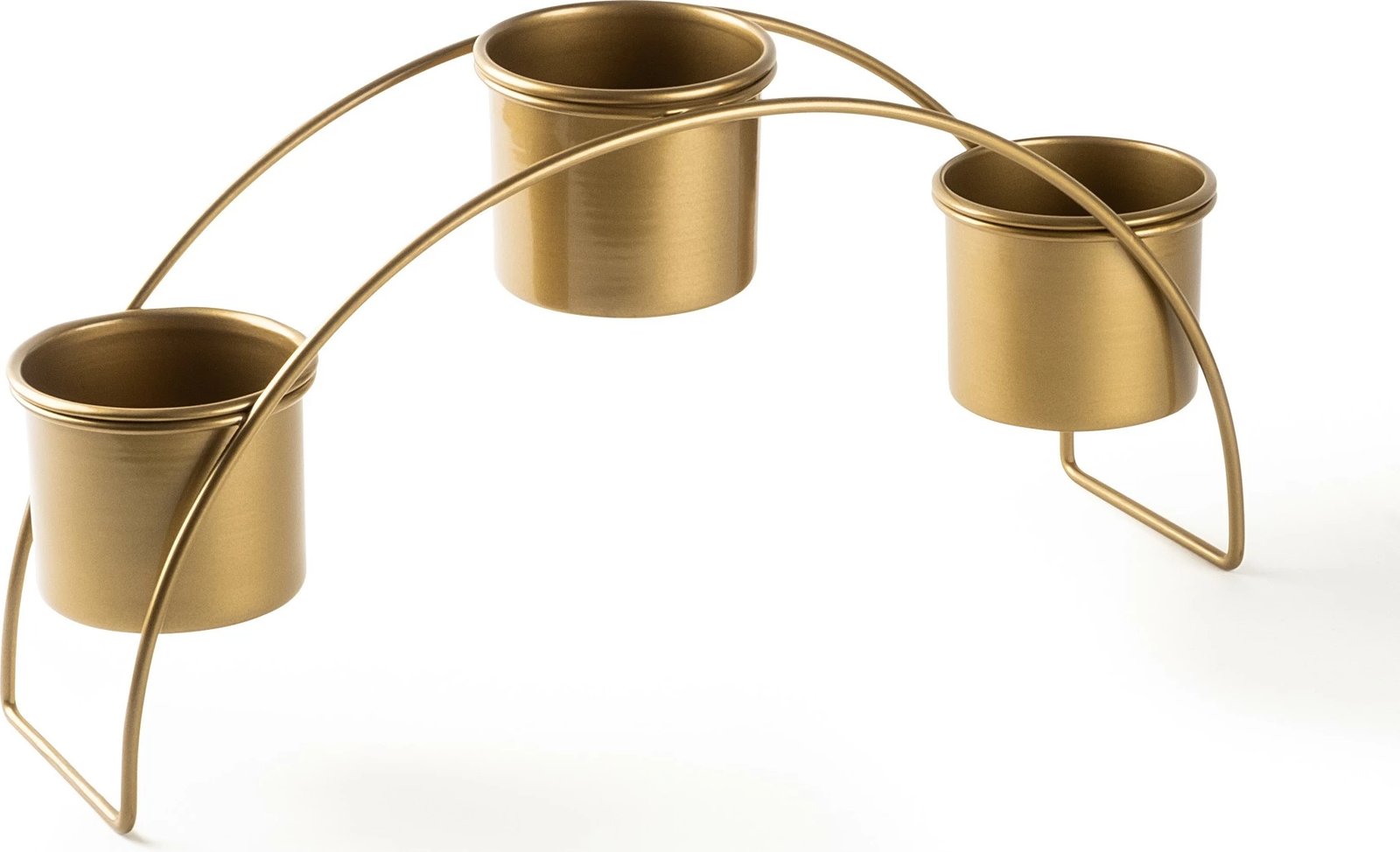 Aksesor dekorativ metalik, ngjyrë ari, Aberto Design, GED-012