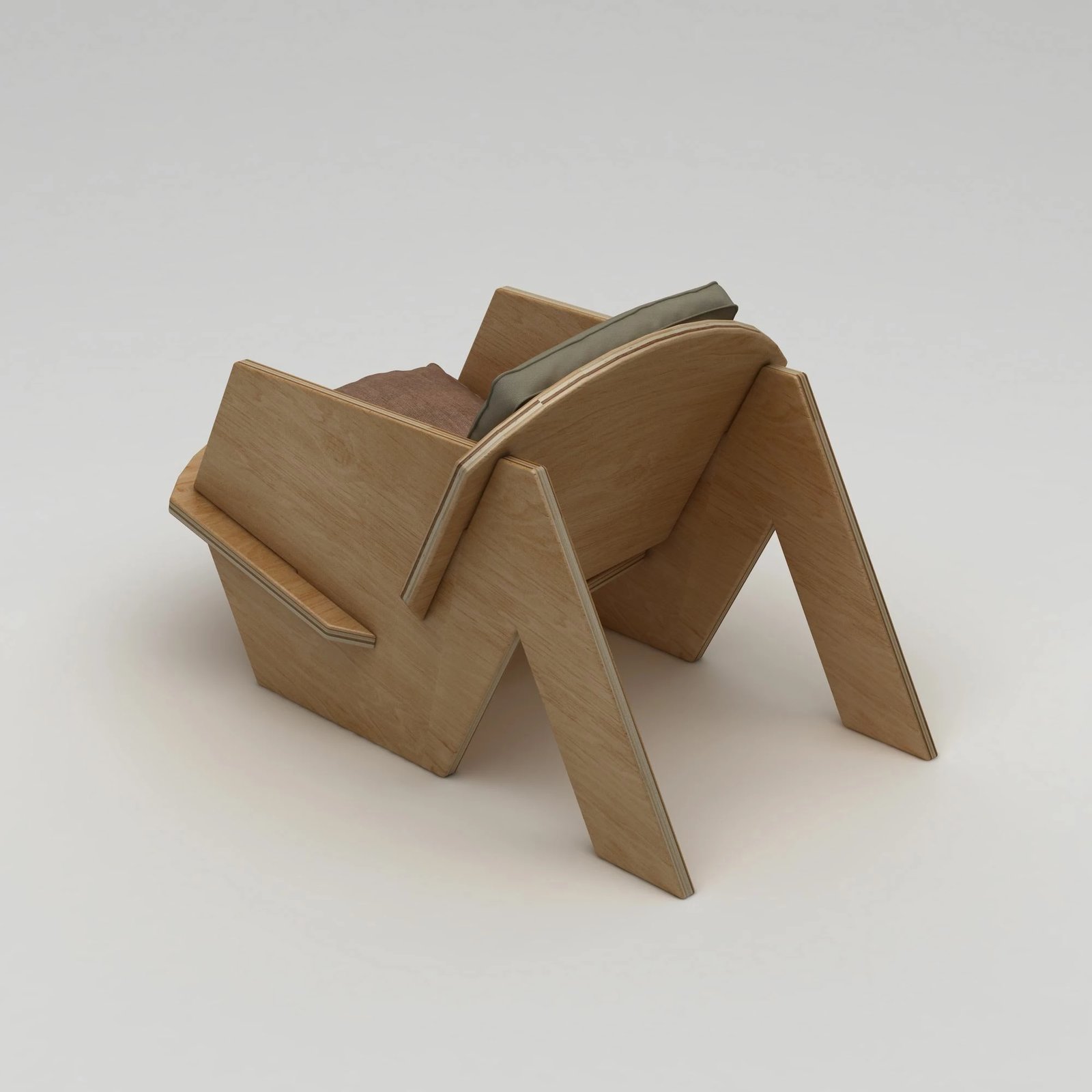 Karrige Wing Skye Decor, dru natyral, Bird