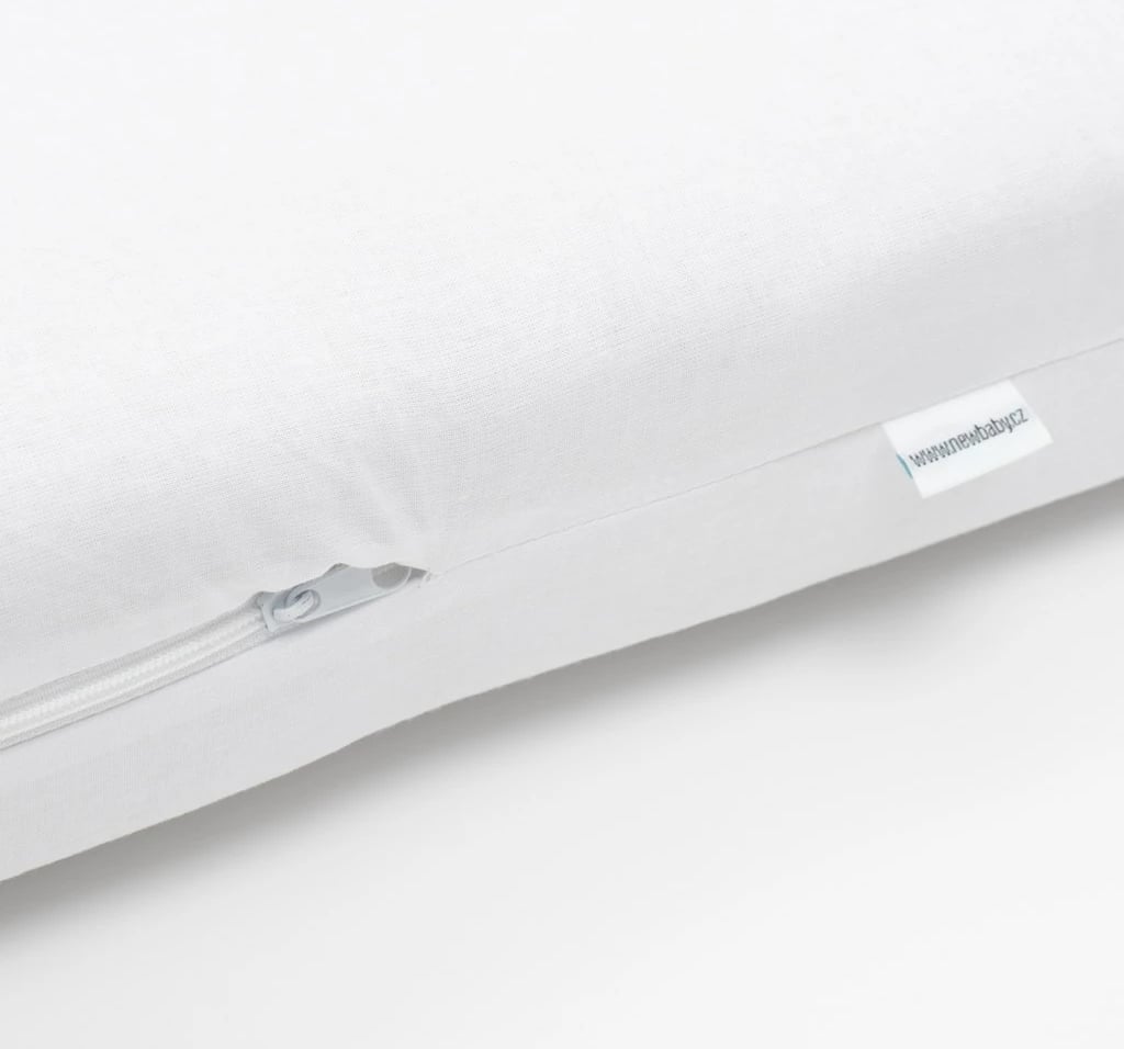 Dyshek shkumë, New Baby STANDARD 120x60x6 cm, këllëf pambuku i heqshëm, i bardhë