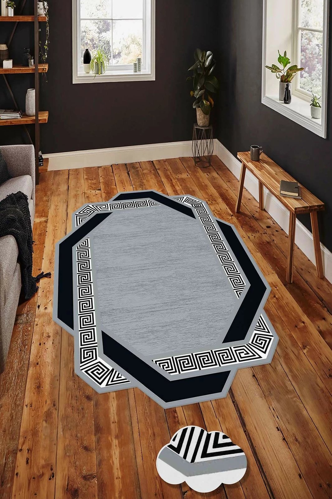 Qilim Conceptum Hypnose, shumëngjyrësh, 50x80cm, Hmnt975