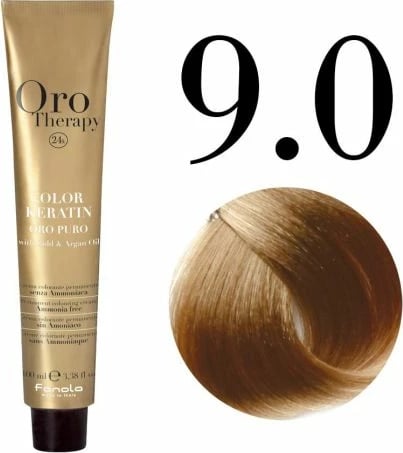 Ngjyrë për flokë Oro 9.0 bionde shumë e qeltë  , 100 ml