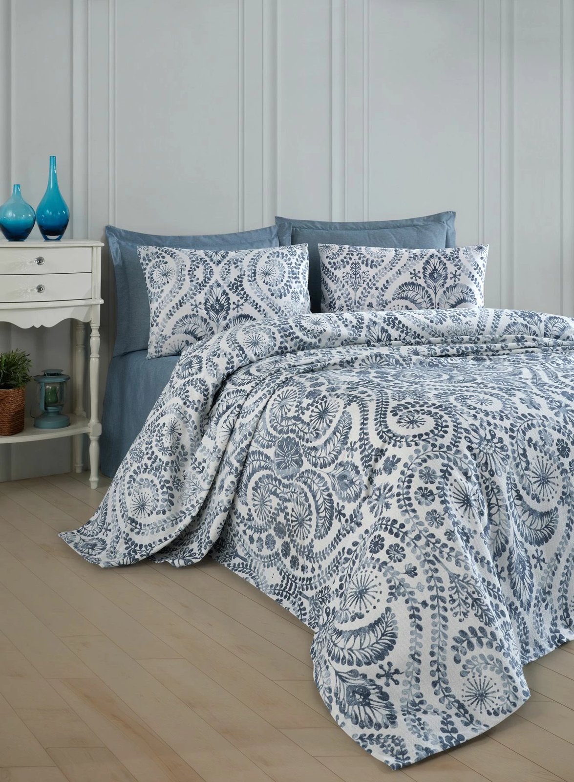 Pike teke L'Essentiel Linge de Maison, ngjyrë blu, Loop