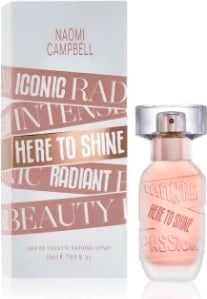 Eau de Toilette Naomi Cambell Here to Shine, 15 ml