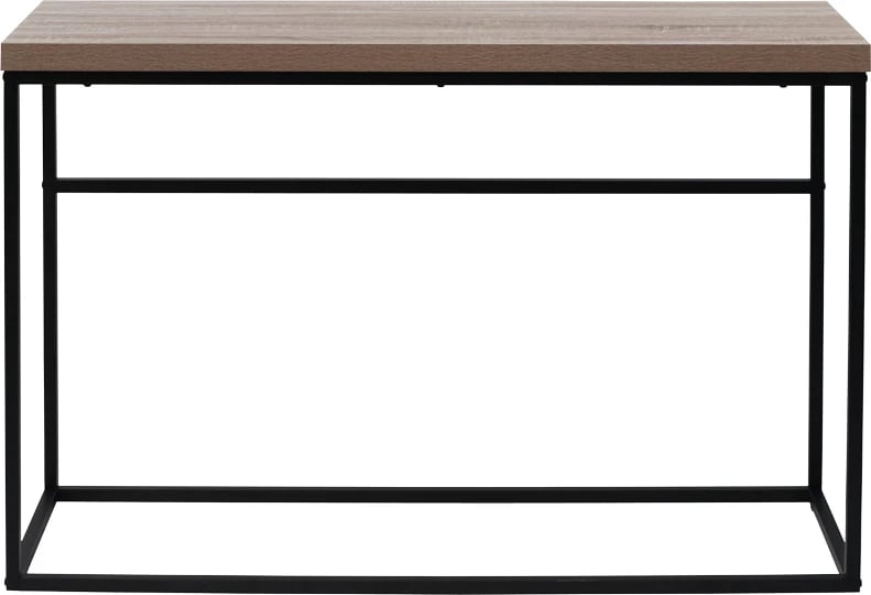 Konsol Ale, sonoma e zezë, 120x39x77