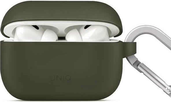 Mbështjellës UNIQ Vencer për AirPods Pro 2, me karabiner, e gjelbër