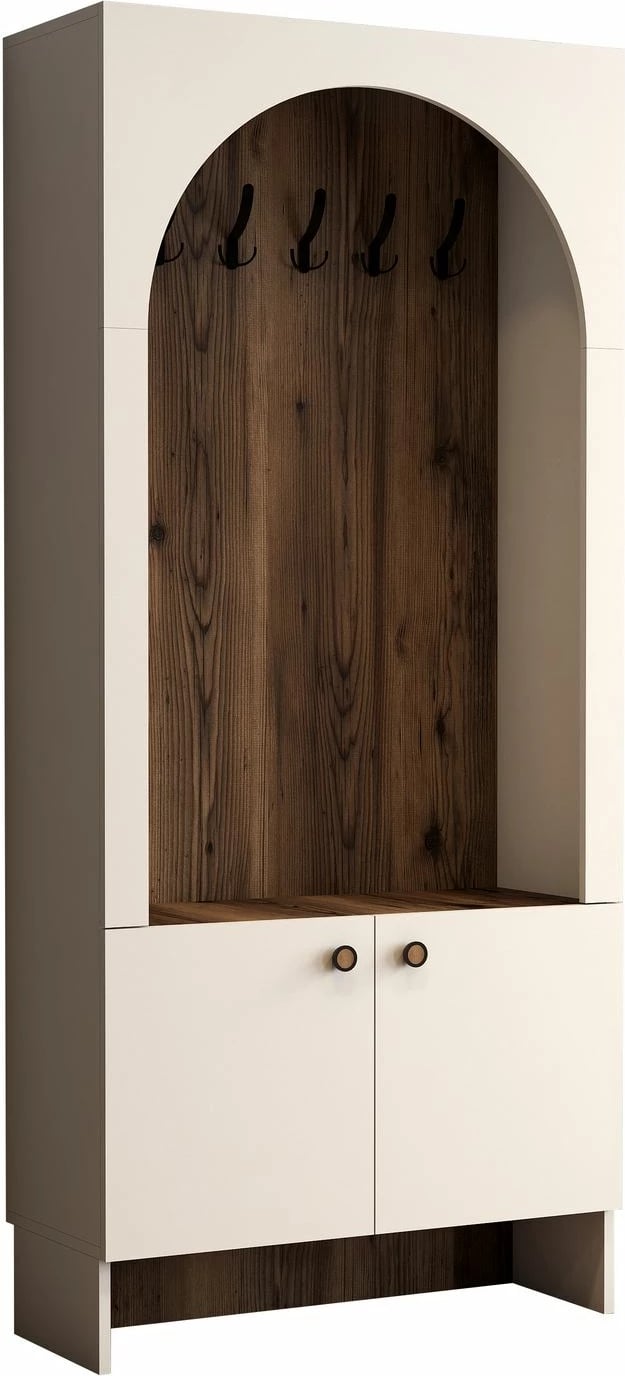 Stendë për korridor, Skye Decor, Palermo K, krem dhe arre