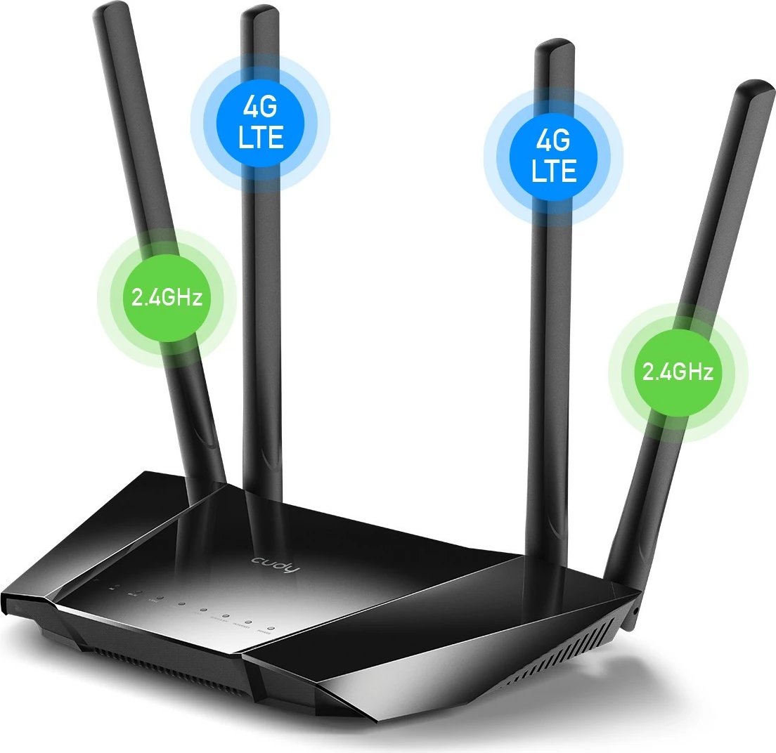 Router Cudy LT400 N300 4G LTE, i zi