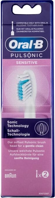 Kokë rezervë për furçë dhëmbësh elektrike Oral-B Pulsonic Sensitive, 2 copë