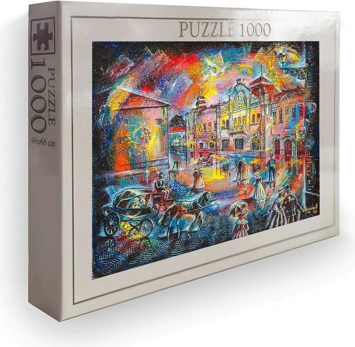 Puzzle 1000 copë, Evila Originals, shumëngjyrësh, PZL_0145_1000
