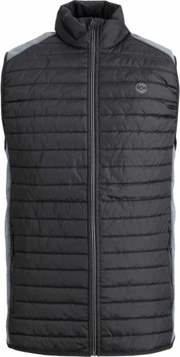 Jelek për meshkuj Jack & Jones, ngjyrë e zezë dhe gri