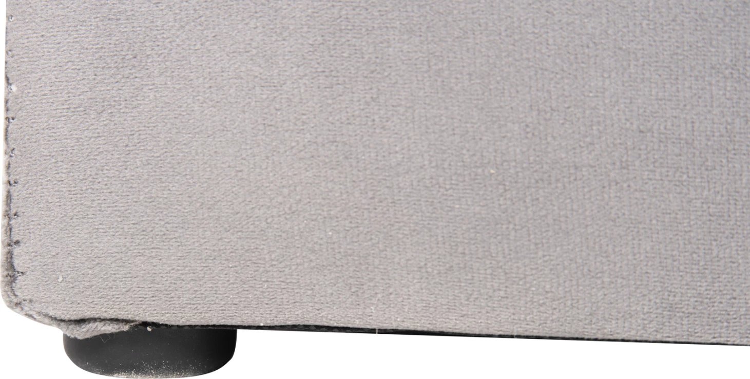 Karrige për bar me hapësirë ruajtjeje PUNK FH279.11, kadife gri, 90x50x50H cm