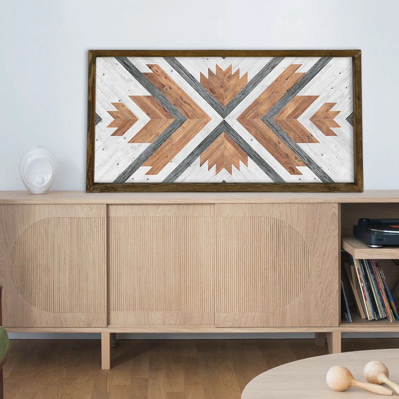 Pikturë dekorative me kornizë, MDF, shumëngjyrëshe, Wallity, TAH022, 60x120cm