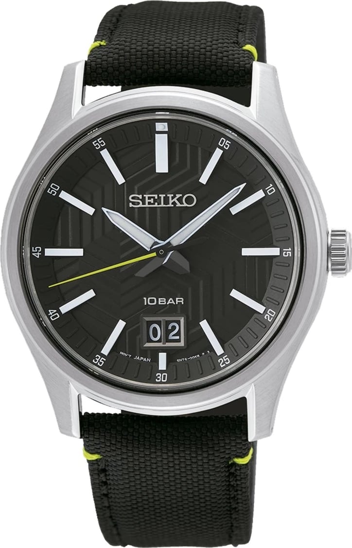 Orë dore SEIKO SUR517P1, e zezë