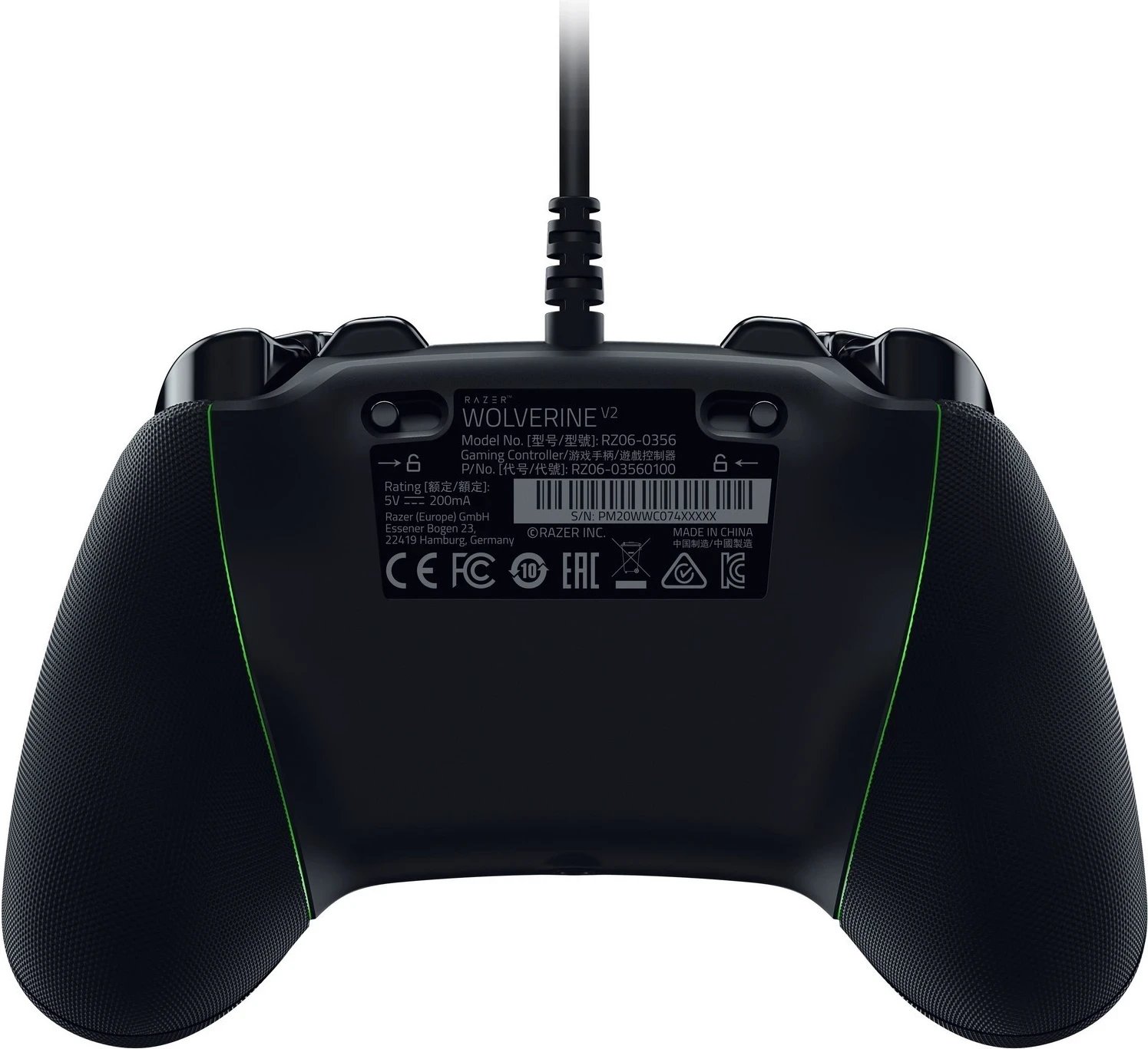 Kontroller Razer Wolverine Tournament Edition për Xbox One, i zi 