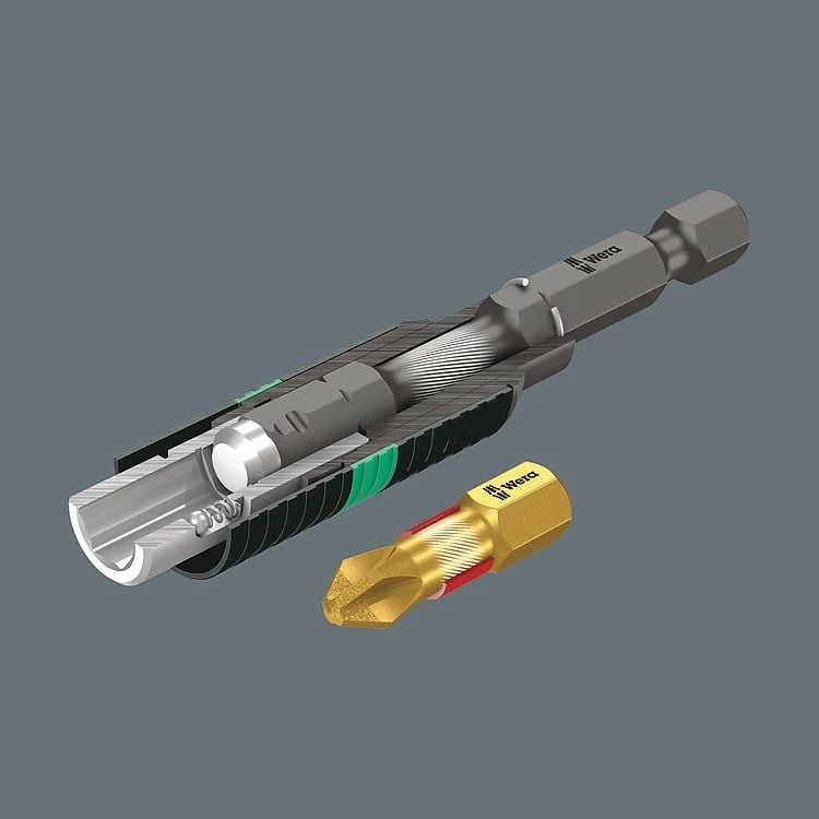 Set bitash Wera Bit-Box 20 BTZ PZ 2, 20 copë, 25 mm, plastikë/metal