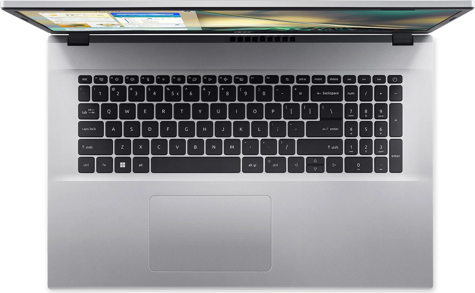 Kompjuter portativ Acer Aspire 3 A317-54-76Y9, Intel Core i7, 16GB RAM, 1TB, 17.3", Pure Silver