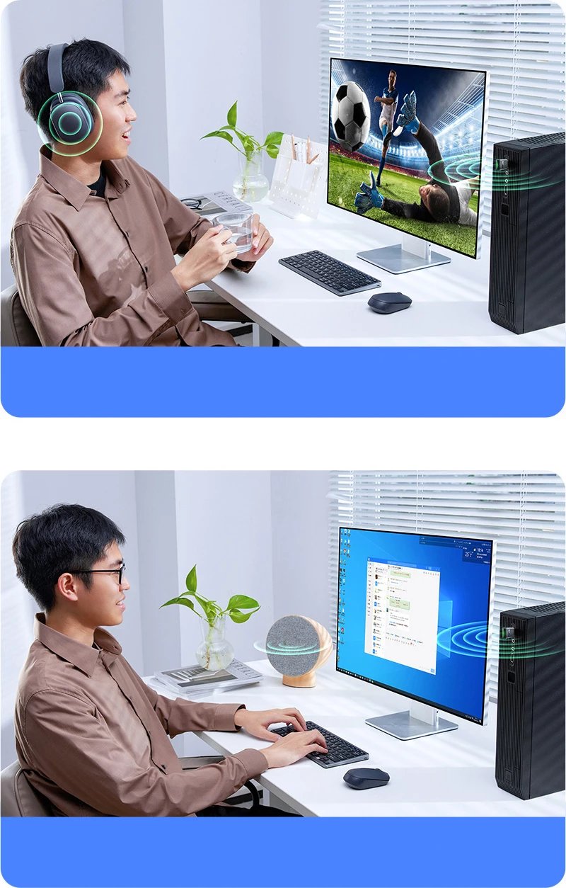 Adapter Bluetooth Baseus BA07, USB-A, Bluetooth 5.3, i zi Adapter Bluetooth Baseus BA07, USB-A, Bluetooth 5.3, i zi