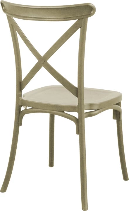 Karrige Crossie pp, ngjyrë kapuçino, 38x46.5x82cm