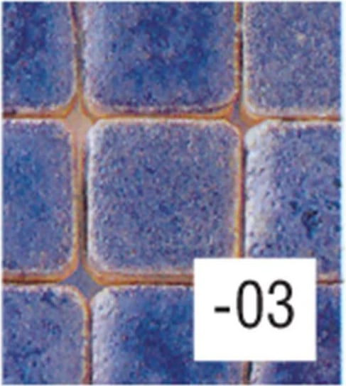 Mozaikë qeramike NEXT 22184-03, 10x10x3mm, Blu, 150 copë