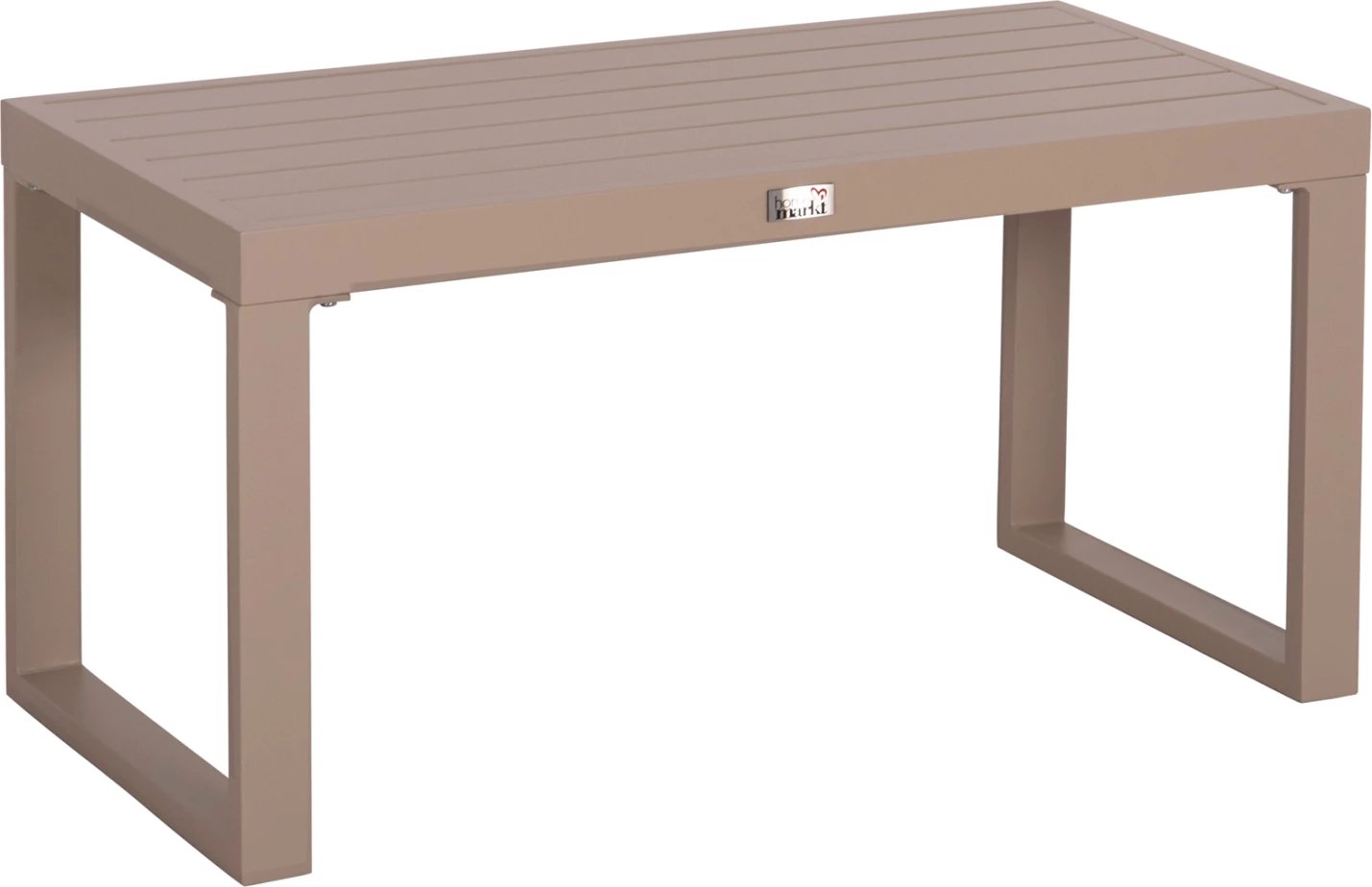 Tavolinë anësore për shezlong, alumin, ngjyrë kapuçino, SENTRY FH6275.04, 87x43.5x45cm