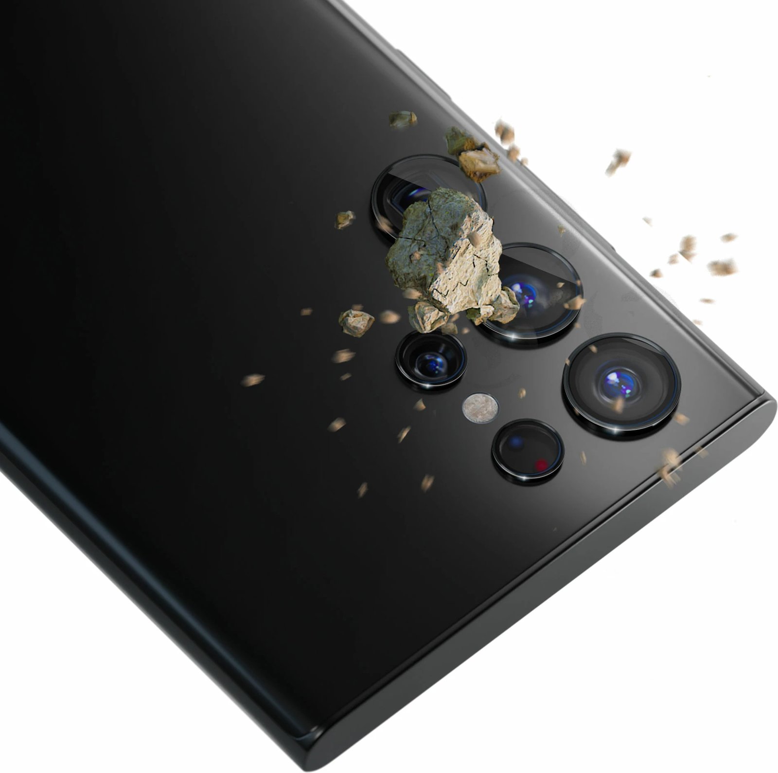 Mbështjellës për kamerë Samsung Galaxy S22 Ultra 3mk Lens Protection Pro, i zi