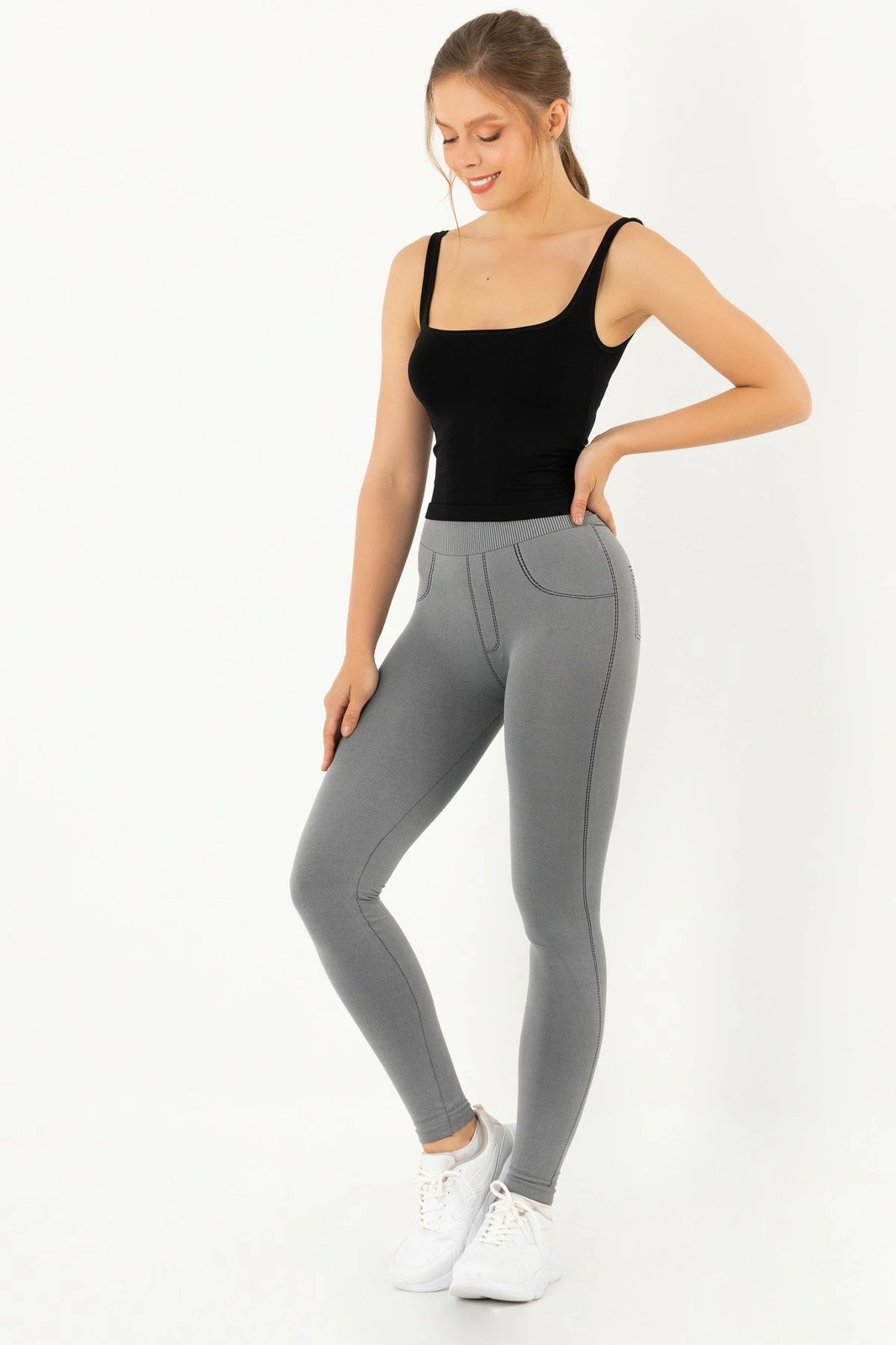 Tuta të ngushta Jumeon, gri, 230-000503