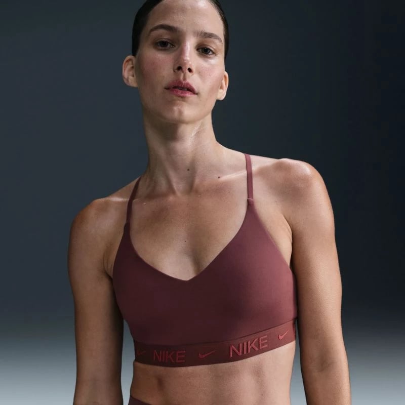 Bra sportiv Nike për femra, kafe