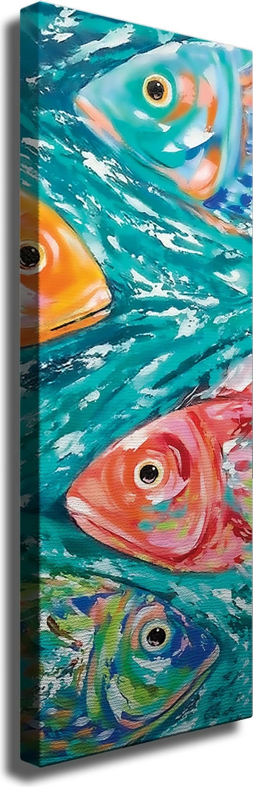 Pikturë dekorative në kanavacë, shumëngjyrëshe, Wallity KNV4441_3080, 30x80cm