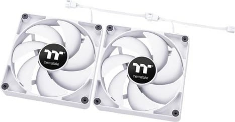 Ventilator kase Thermaltake CT120 120mm, 2 copë, i bardhë