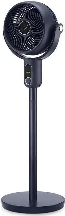 Ventilator dyshemeje Zelmer ZRF3500, 25cm, 3 shpejtësi, ekran LED, i zi