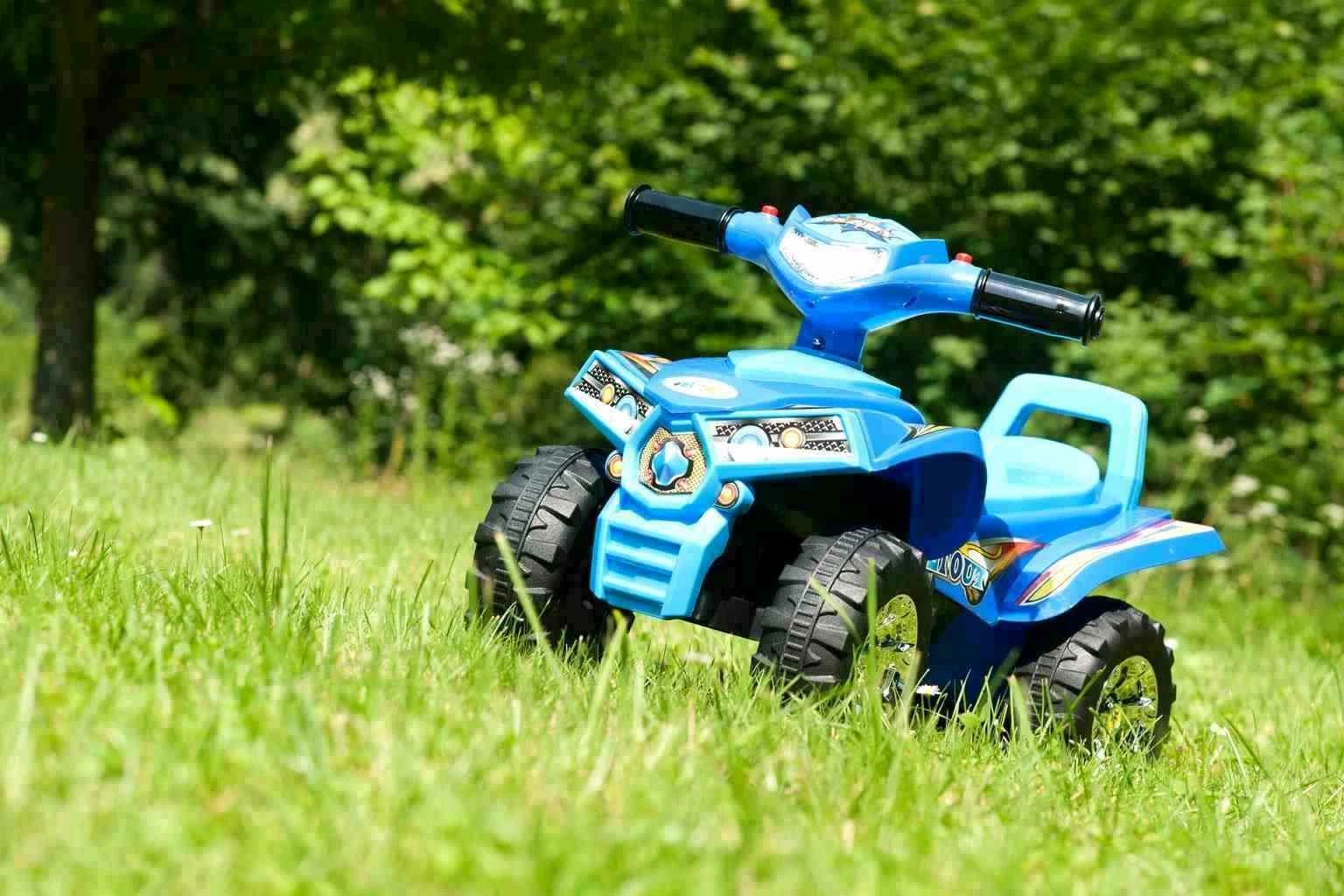 quad lodër ride-on, Baby Mix, me tinguj e drita, 12–36 muaj, deri 27 kg, gri