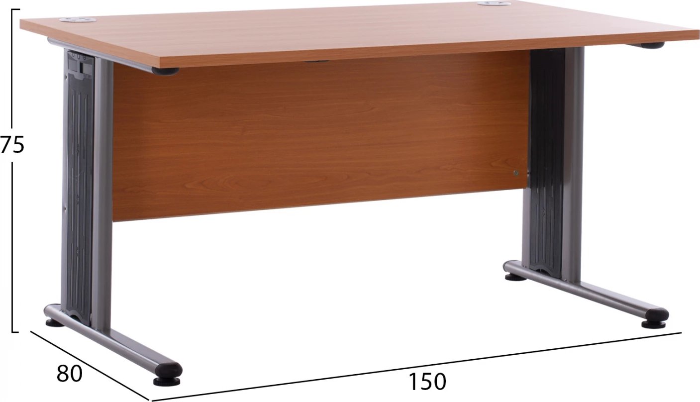 Tavolinë profesionale për zyre, ngjyrë qershie, FH2045.03, 150x80x75 cm